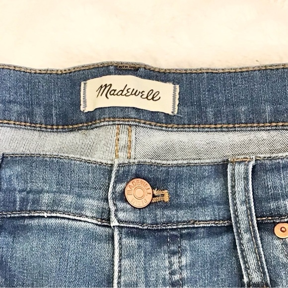 Madewell 32 Cali Demi-Boot Women’s Jeans High Rise Release Raw Hems Side Slits - Picture 8 of 12